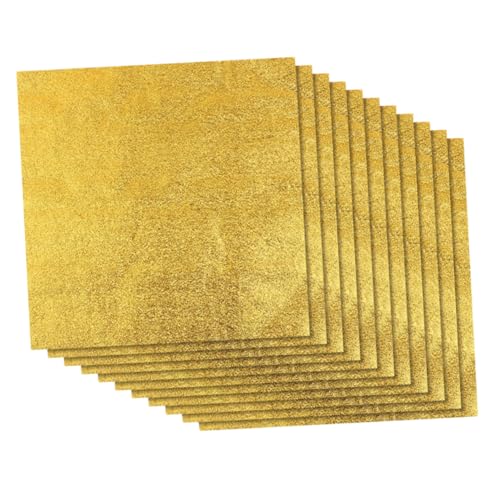 SOPOTUTU 100 Piezas envoltorios de dulces de chocolate envoltura de dulces envoltorios de envoltorios de dulces para chocolate papel de aluminio Golden