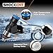 SHOCKENT 0280158191 Upgraded 4-hole Fuel Injectors Fit For:-Ford F150 2011-2014, Explorer 2011-2016, Edge 2011-2015, Mustang 2011-2014, Transit 2015-2019; For:-Lincoln MKX 2011-2018 - 6PCS