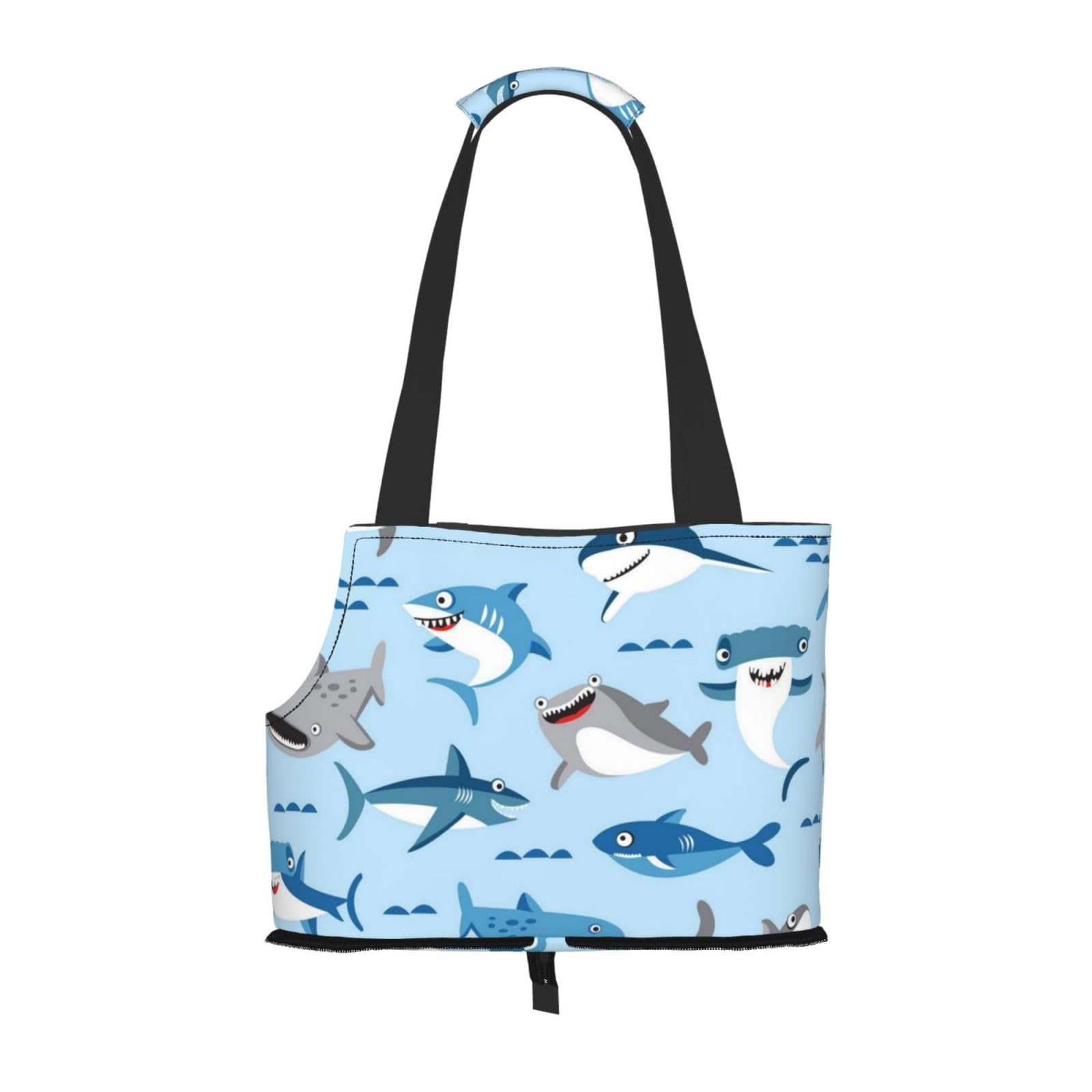 Sac de transport pour animal de compagnie requin - Sac fourre-tout chien et chat