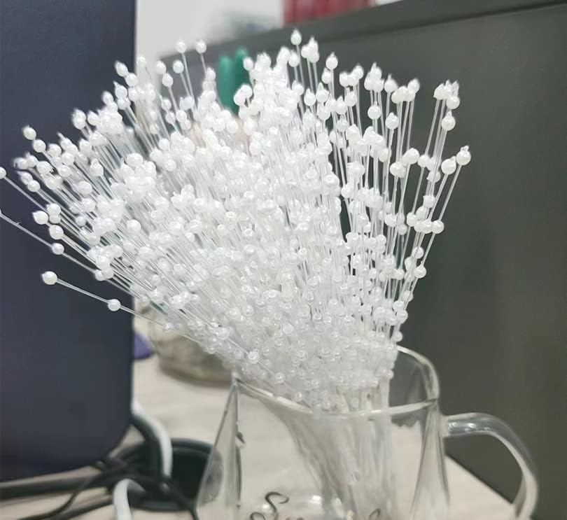 Miniatura 6 de BetterJonny - 100 palitos de perlas, cuentas de 0.118 pulgadas (0.118 in), cuentas creativas, tallos de perlas, tallos de cuentas florales para