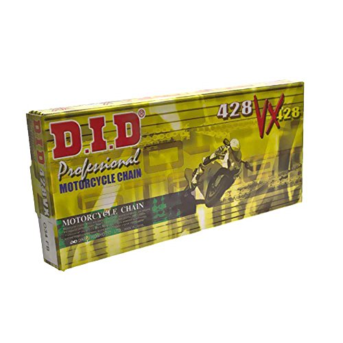 Chaîne de transmission 428VX DID 136 maillons pour moto et quad