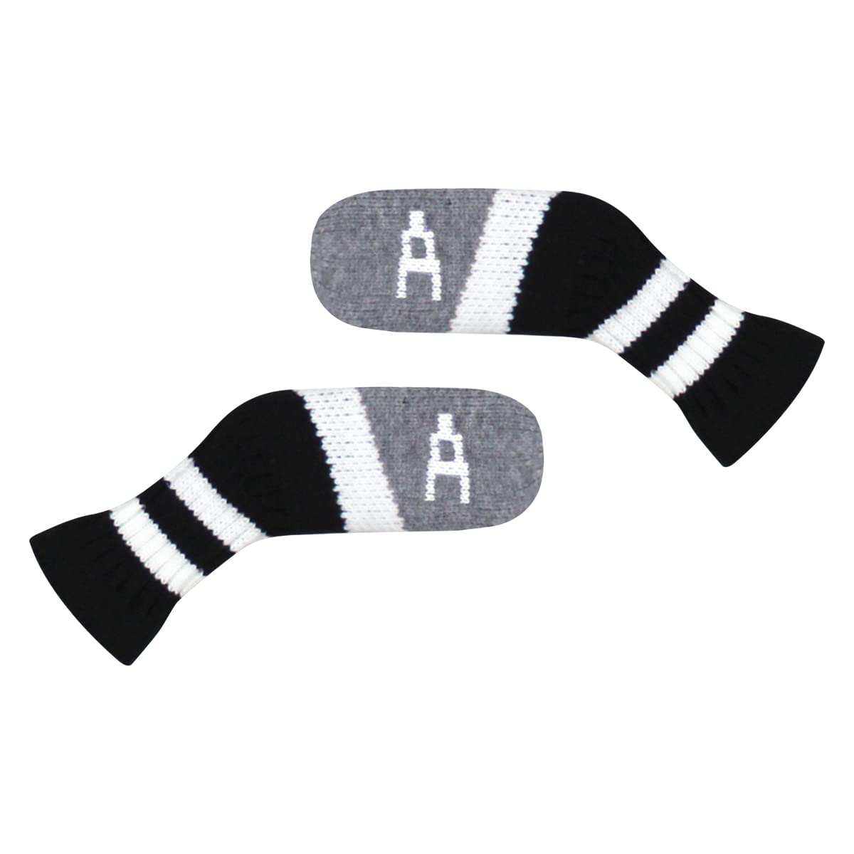 Scott Edward 10Pcs Golf Club Kopfbedeckungen für Eisen Niedlichkeit Grundsätzlich Socken Form Waschbare Durable Golf Club Kopfschutz Doppelseitiger Strick für Alle Marken Callaway, Ping, Taylormade