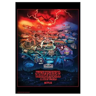 FaNaTtik Impresión artística de Stranger Things A3 | Ya disponible en tu tienda friki favorita! En mundofriki.es!