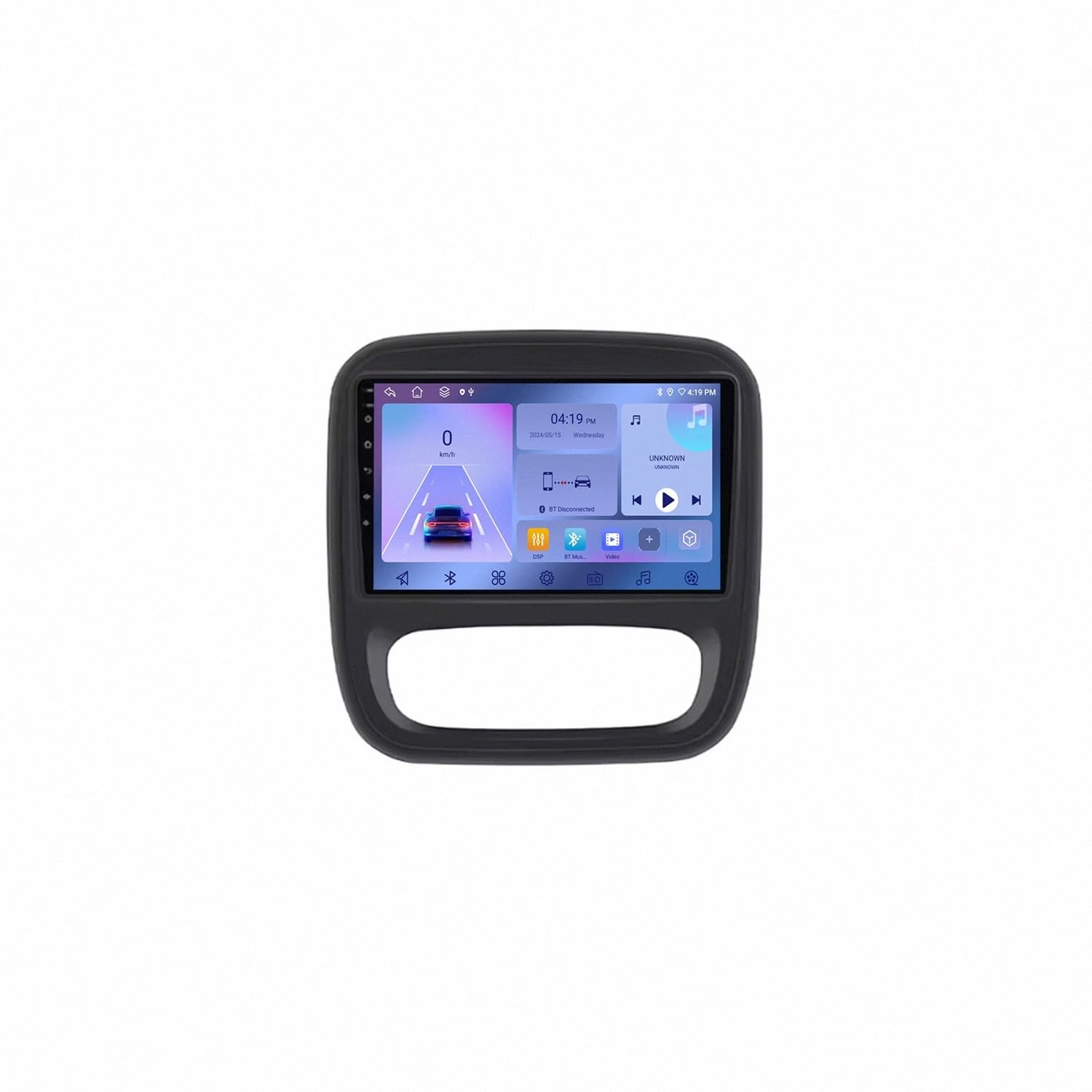 Táctil Pantalla Carplay Coche para Renault Traffic 3 2014-2021 Cámara Trasera - HD Pantalla Carplay Mirror Link - Portátil Radio Coche Bluetooth con, 4 Nuclear 2G+32G