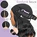 Eawwii Black Short Wavy Wig for Women Lace Hairline Bob Style Synthetic Heat Resistant - Natural Appearance for Everyday Hairstyle 14 Inch