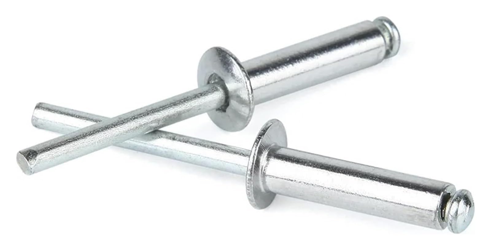 Remaches Remache de aluminio de cabeza redonda, anclaje de tracción, cabeza abovedada, vástago de acero ciego, mandril, remache de escape M2 M2.4 M2.8 M3 M3.2 M3.6 M4 M5 M6 M6.4(8mm,M3.6 (50Pcs))