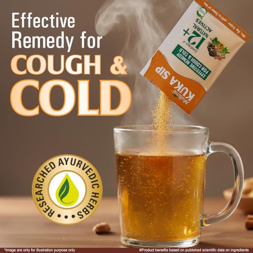 Image of Multani Kuka Sip | Ayurvedic Kadha Provides Instant Relief from Cough and Cold | Goodness of 12+ Natural Actives | (4gm*Pack of 30 Sachets)