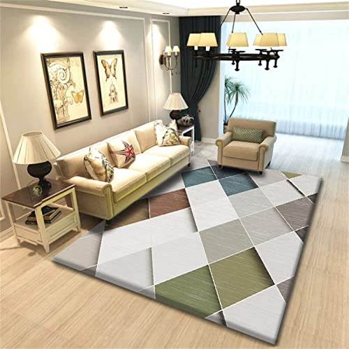 Tapis antidérapante multicolore 200x300cm pour sécuriser le salon moderne - 2