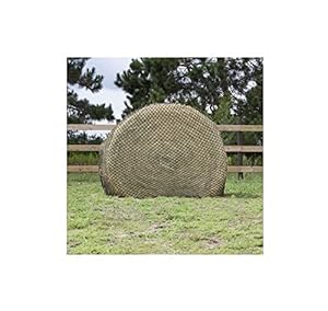 hay chix Round Bale Hay Nets for Horses - 5 Ft. Large Slow Feed Hay Net with 1 3/4