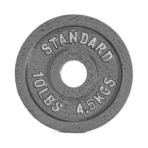 CAP Barbell Olympic 2-Inch Weight Plate, GRAY 10 LBS by CAP Barbell - Used condition - US$13.86