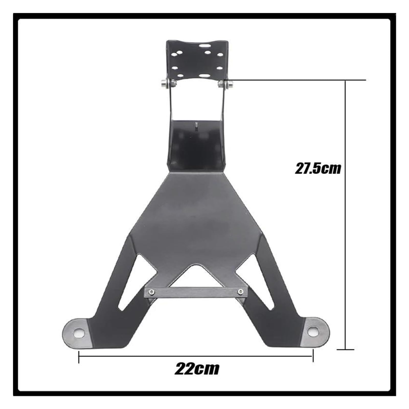 Navigation Mount Replacement Per KYMCO Per AK550 Supporto Adattatore Manubrio Espansione Barra Trasversale GPS Navigazione Telefono Cellulare Moto(Black 2)
