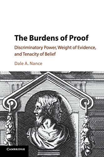 The Burdens of Proof: Discriminatory Power, Weight of Evidence, and Tenacity of Belief The Burdens of Proof: Discriminatory Power, Weight of Evidence, and Tenacity of Belief