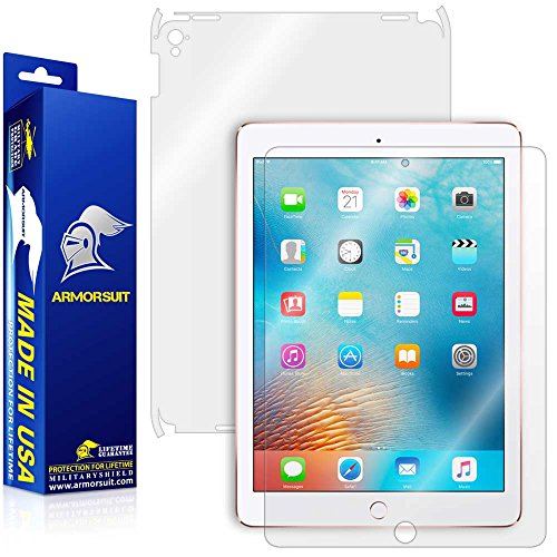 ArmorSuit MilitaryShield Full Body Skin Film + Screen Protector for Apple iPad Pro 9.7" WiFi - Anti-Bubble HD Clear Film