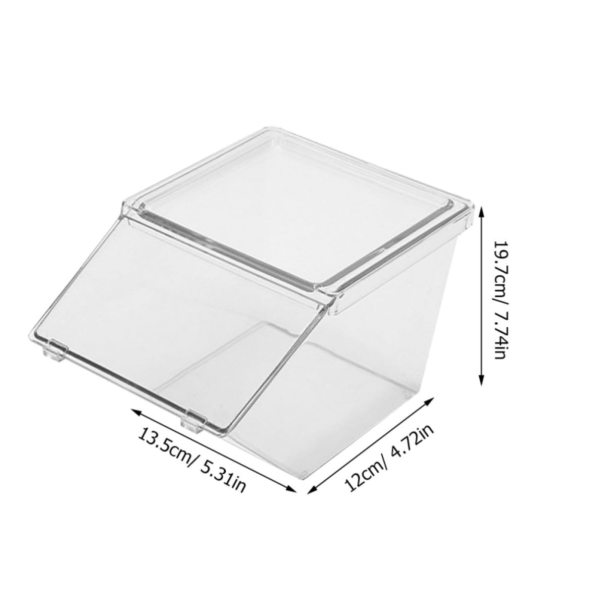 Genérico Organizador Diseño Piezas Bolsitas de Té de Acrílico 4 de Superficie Lisa Simple Gran Capacidad y Oficina y Cocina