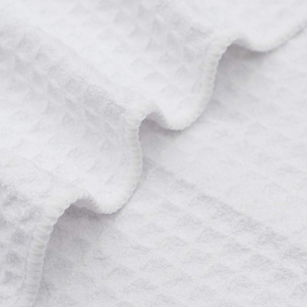 Paño de microfibra para limpiar platos gruesos y waffle, paños de cocina, paños de cocina ultra absorbentes, sin olor, 12 pulgadas x 12 pulgadas, paquete de 6
