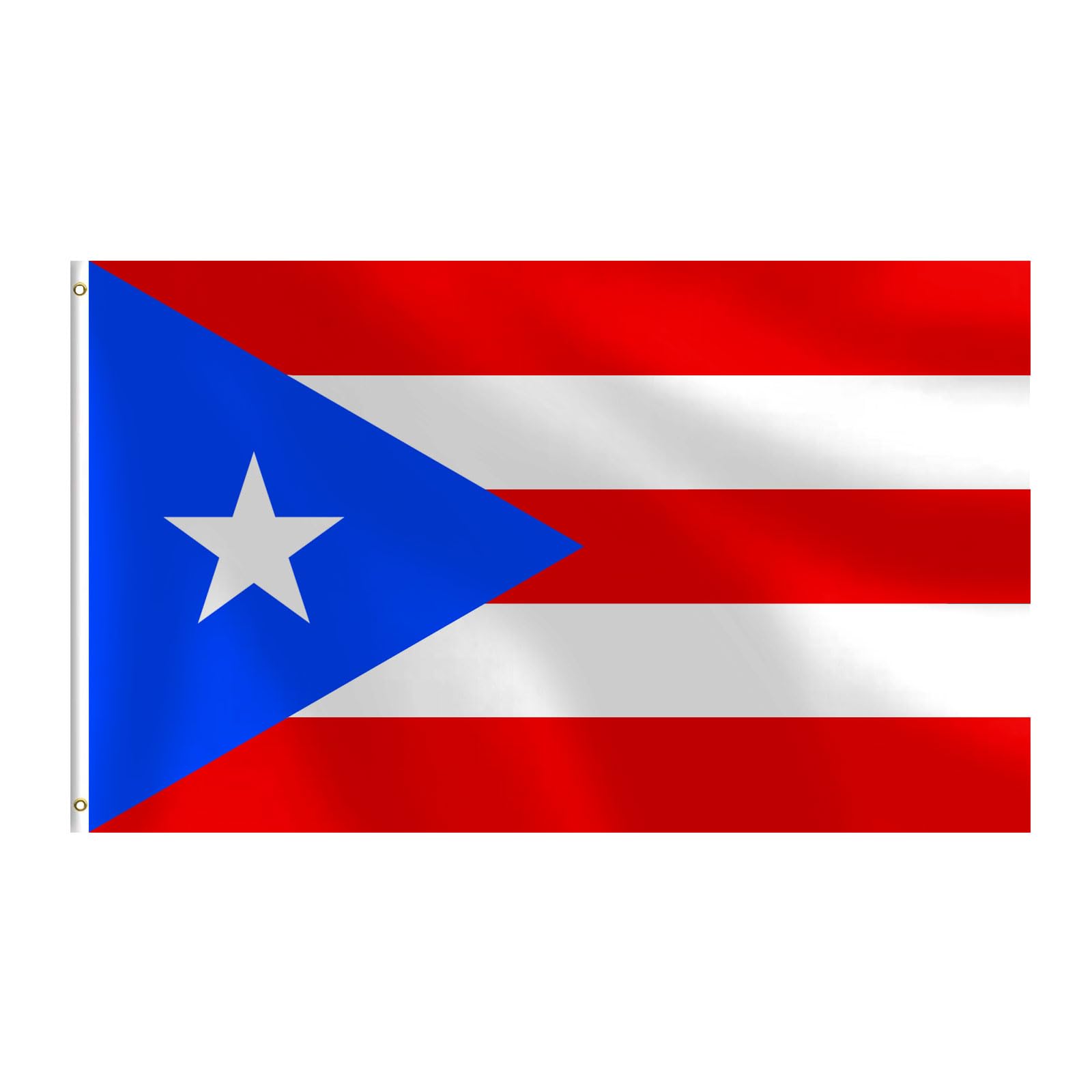 Puerto Rico Flag 3x5 FT Heavy Duty Puerto Rican Flag Double Stitched Vivid Color Fade Proof Outdoor Decor With Brass Grommets(Puerto Rico)
