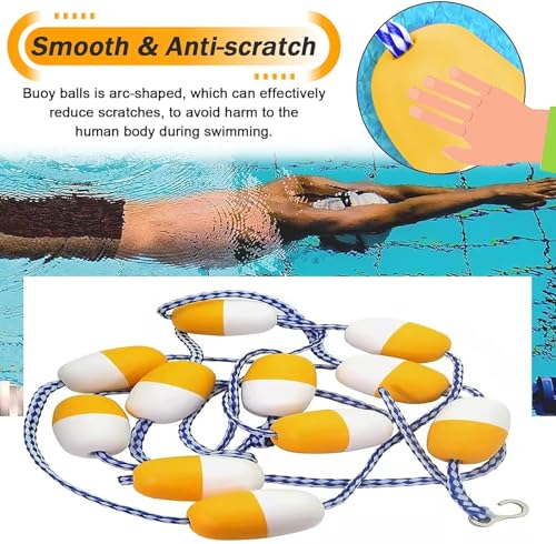 Corde de séparation pour piscine durable résistante aux rayons UV - 4
