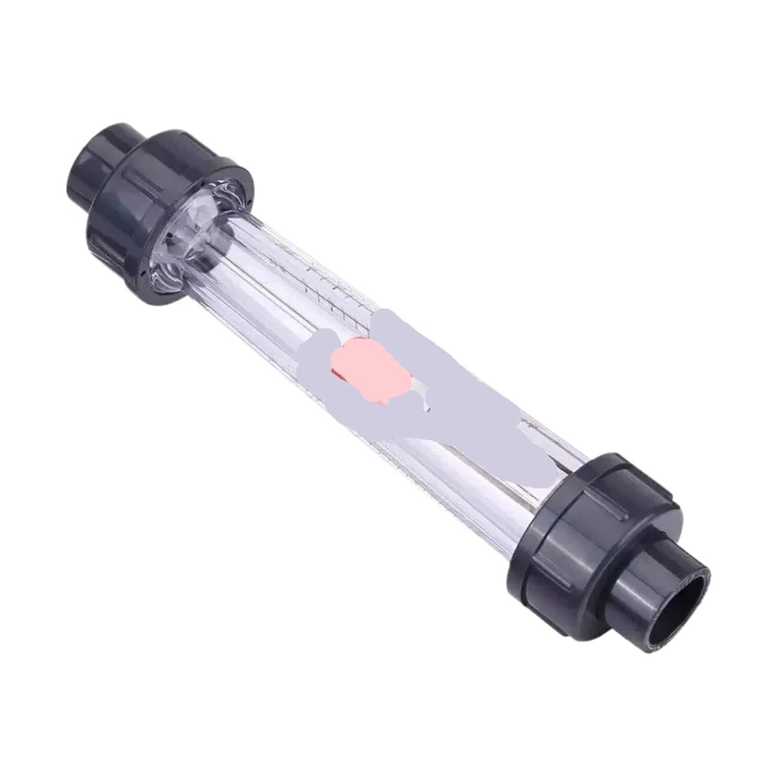 1 pz LZS-15 25-250L/H Misuratore di portata Tubo di plastica Tipo Rotametro 'acqua Misuratore di portata del liquido Strumenti di misurazione for la luce chimica(DN50,Glue laminate)