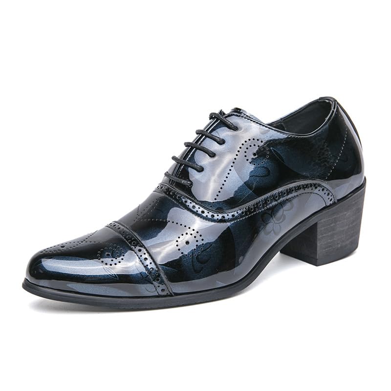 Leather Male Dress Shoes Leather Formal Business Oxford Shoes Modern Wedding Office Work Tuxedo Shoes