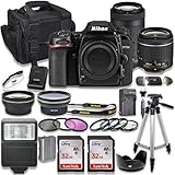 Nikon D7500 DSLR Camera with AF-P 18-55mm VR Lens + Nikon AF-P 70-300mm f/4.5-6.3G ED Lens + 2pc...