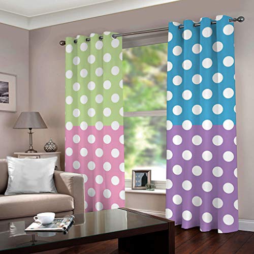 Rideaux Occultants Opaque à Oeillets Draperies Isolant Thermique Haut de Gamme 2 Pièces - 4