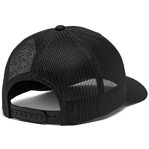Image of American Flag Hat, Baseball Cap for Men Women, Adjustable Snapback Hats USA Flag Trucker Hat Black