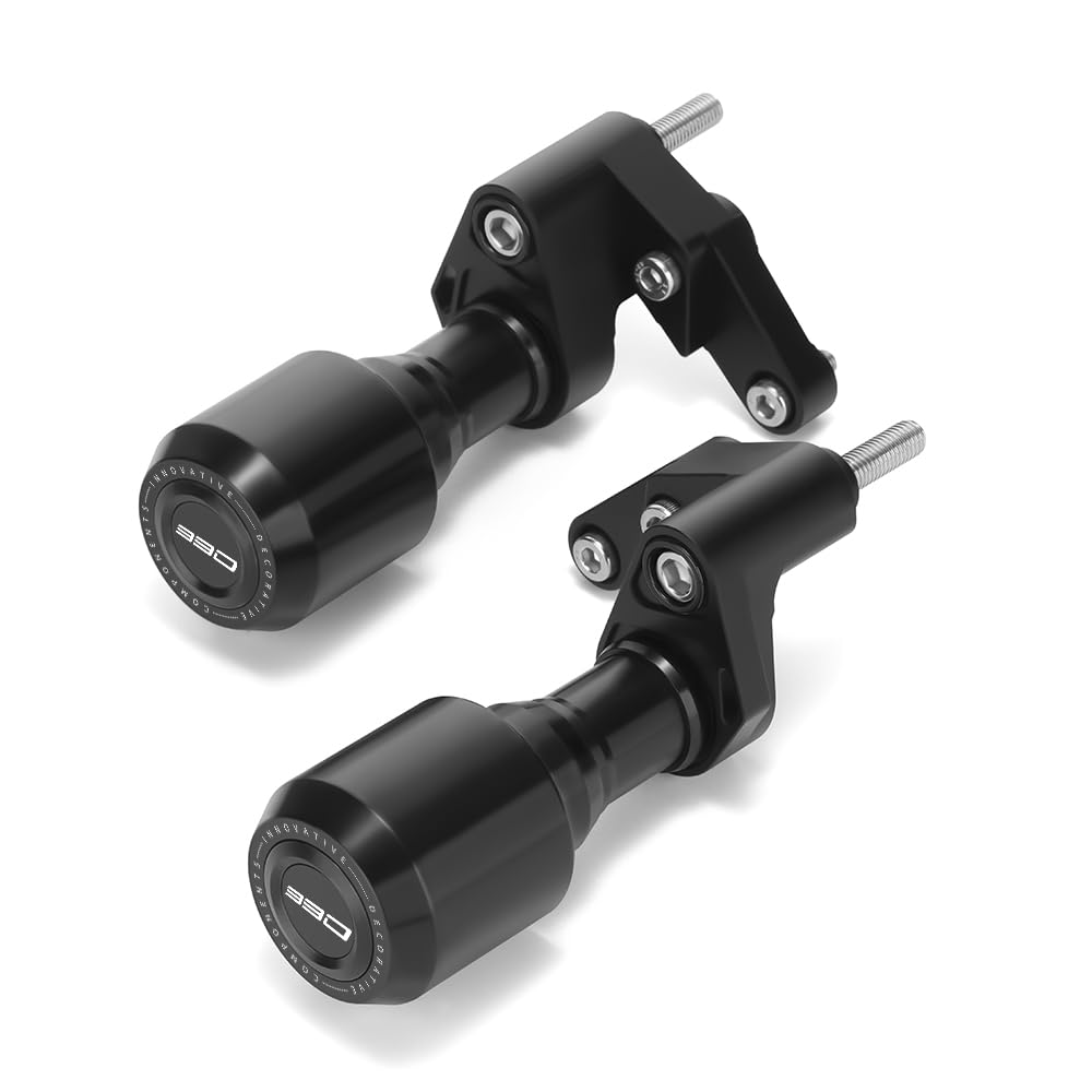Modeer Motorrad Sturzpads Kompatibel mit Duke 990 2024 2025 Antikollision Rahmen Slider Sturzschutz 990 duke duke990 Zubehör schwarz (990)