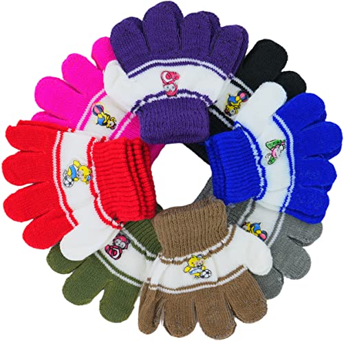 Image of ToBeInStyle Kids Pack of 6 Warm Winter Gloves