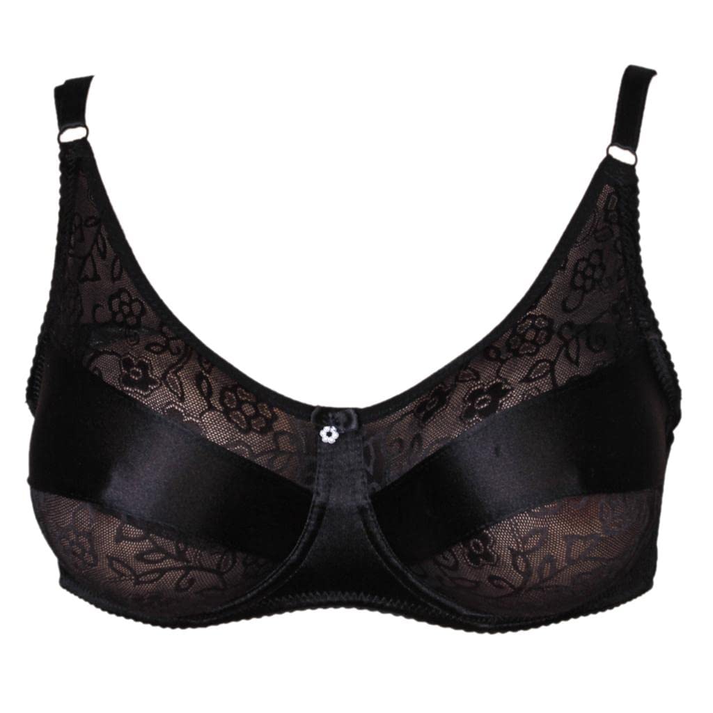 snappsy Special Pocket Bra for Silicone Form False s Mastectomy 38 Black-picture-16