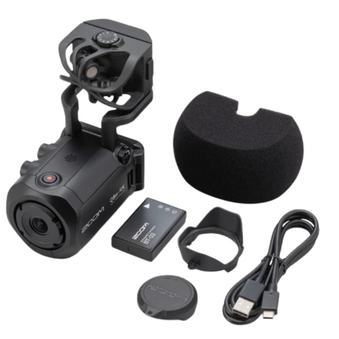 Amazon.co.jp: ZOOM 4Kビデオカメラレコーダー Q8n-4K XLR 2系統入力