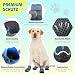 Weesiber Hundeschuhe Pfotenschutz, 4 Stück atmungsaktive Hunde Schuhe mit Rutschfester Sohle und reflektierendem Klettverschluss, Outdoor rutschfeste Hundestiefel für kleine Hunde (Grau, Größe 1)