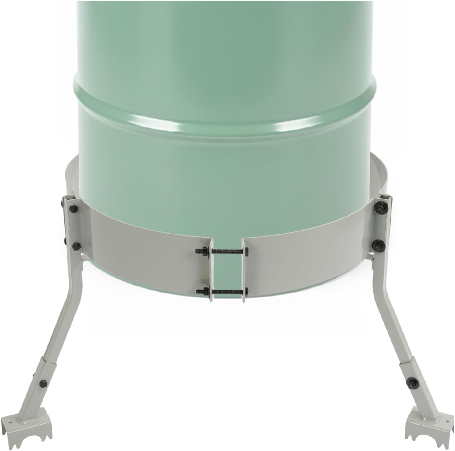 Deer Feeder 55 Gallon Barrel Band Leg Mounting Kit Livestock Feeder Part Band Barrel Stand System, Green, Tripod Only