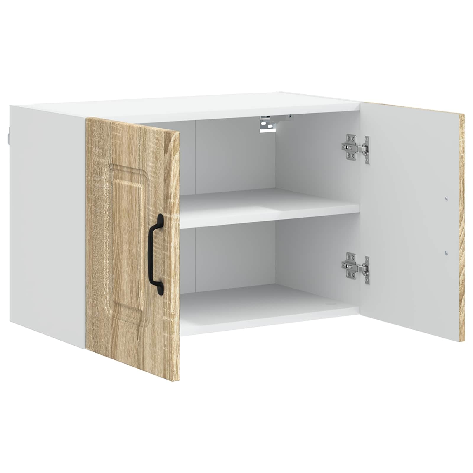 Front do zmywarki Kalmar zestaw 2 szt. dąb sonoma materiał drewnopochodny 60 x 31 x 40 cm szafka kuchenna z drzwiami i półkami do przechowywania w kuchni