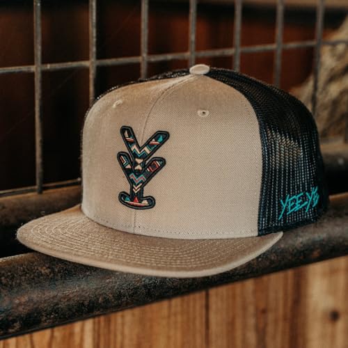 Image of Yee Yee Apparel Men's Trucker Hat | Men's Trucker Hat with Adjustable Snapback, Men's Snap Cap with Apparel Patch or Embroidery, Pre-Curved Brim