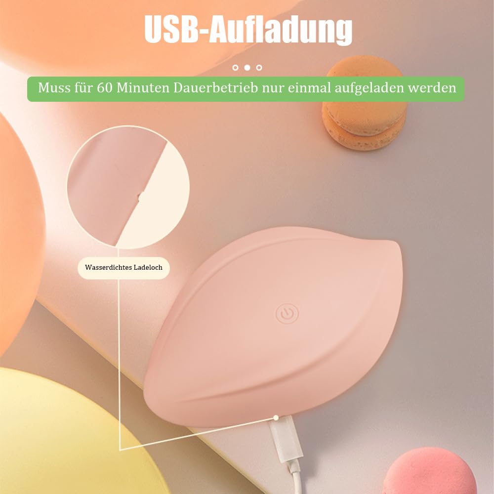 Nippel Brust Vibration Massagegerät mit 10 Vibrationsmodi & 3 Sexuelle Elektrostimulation Modus Elektro Shock Bruststimulatoren SM Heizung Brustvergrößerung Vibrator Sex Spielzeug für Frauen