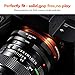 K&F CONCEPT FD to E Mount Lens Mount Adapter Plus, Manual FD FL Lens Adapter with Matting Varnish Design Compatible with Sony E Mount Cameras
