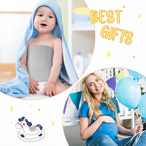 Image of Cutecrop Baby Belly Band Elastic Gtube Belt Double Layer Belly Button Cover Cotton Gtube Cover Umbilical Hernias Belt