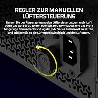 CORSAIR RM1000x Geräuscharmes Vollständig Modulares ATX-Netzteil – Schwarz – Ansicht 7