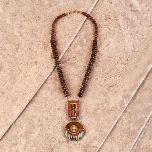 Image of AAKRITI ART CREATIONS Handcrafted Tribal Dhokra & Royal Brass Necklace Collection | Queen, Cleopatra & Heritage-Inspired Statement Jewelry | Artisan Ethnic Necklaces for Women