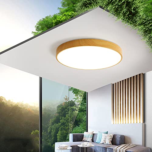 Boutique lighting interior de techo con estructura de madera y difusor acrílico 7