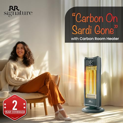 RR Signature NFERNO CARBON Room Heater 1000 Watt - Image 3