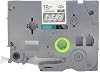 1 Pack White on Clear Laminated Label Tape Compatible for Brother P-Touch Label Printer TZ 135 TZe 135 12mm 1/2