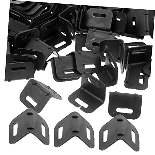 Mikikit Furniture Moving Corner Protectors 100pcs 20mm Plastic Shipping Box Corners L-Shaped Edge Guards for Carton