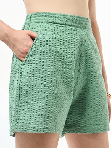 Image of Bewakoof Women's Cotton Solid Loose Fit Co-Ordinates Clothing Set