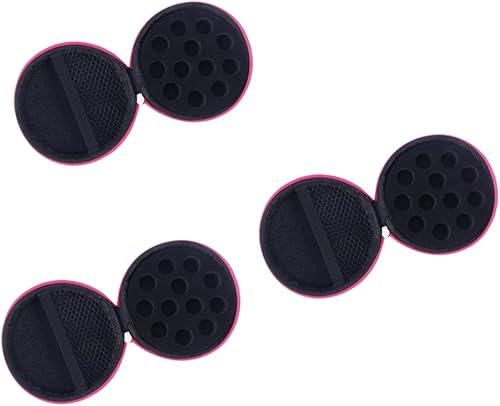 Miniatura 1 de Angoily 3pcs 12 Suitcases Organizer Bags Salad Dressing Container Faux Leather Round Storage Bag Cajas Organizadoras Body Pillow Storage Bags 12