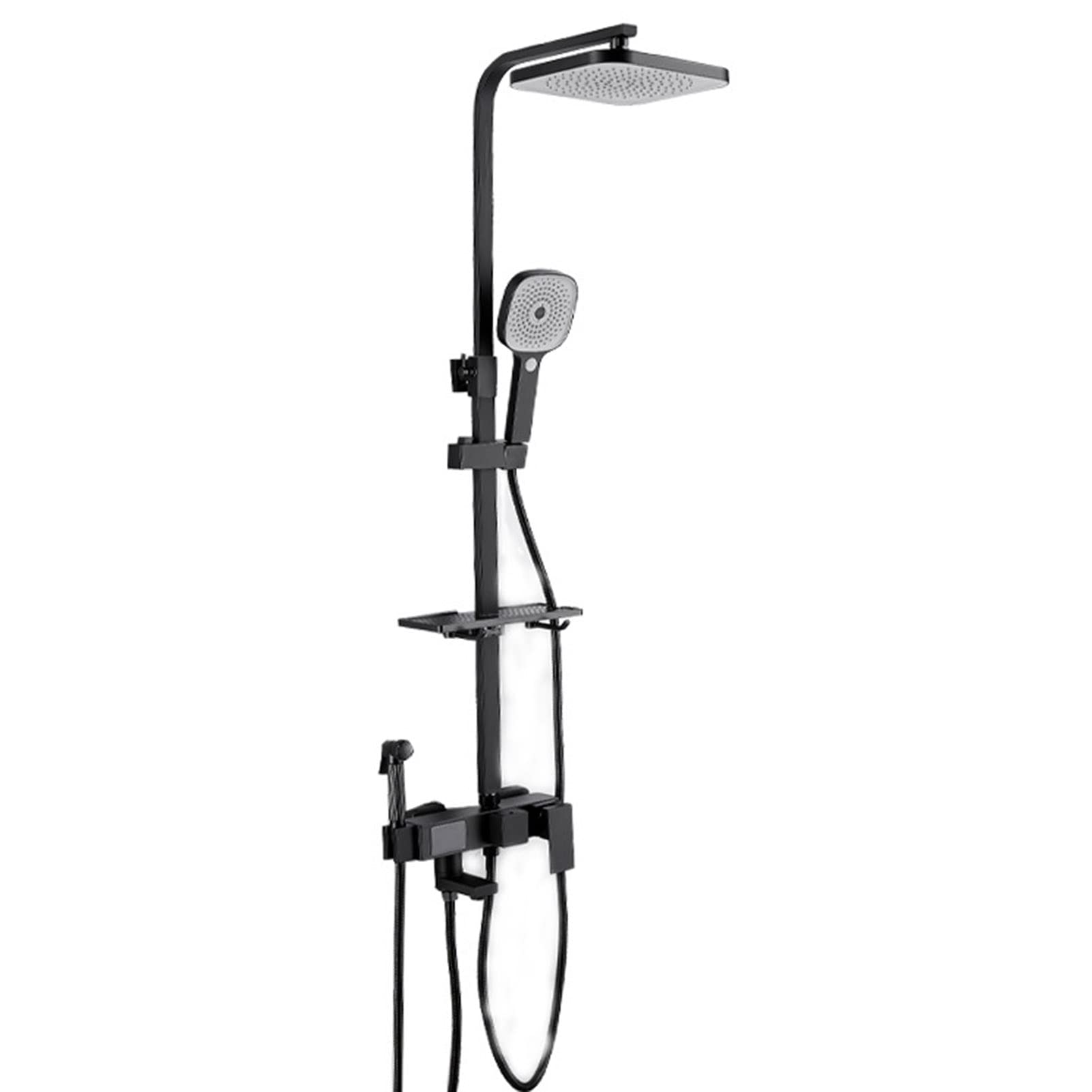Ensemble de douche contre les variations thermiques avec écran en temps réel