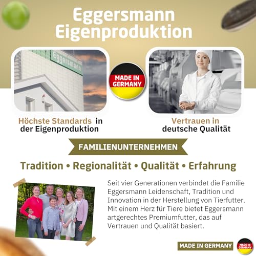 Eggersmann Körnerpick 25kg Premium Hühnerfutter - Körnerfutter Premium Geflügelfutter - Premium Körnermischung für Hühner Gänse und Enten aus natürlicher Herstellung