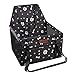 SWIHEL Sac de Transport Chien et Chat avec Rehausseur, Ceinture de Siège de Voiture de Sac de Voiture d'animal Familier Respirant pour l'animal Chat de Chien.
