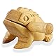 ART-CRAFT Musikinstrument Ratsche Klangfrosch Holz S 11cm