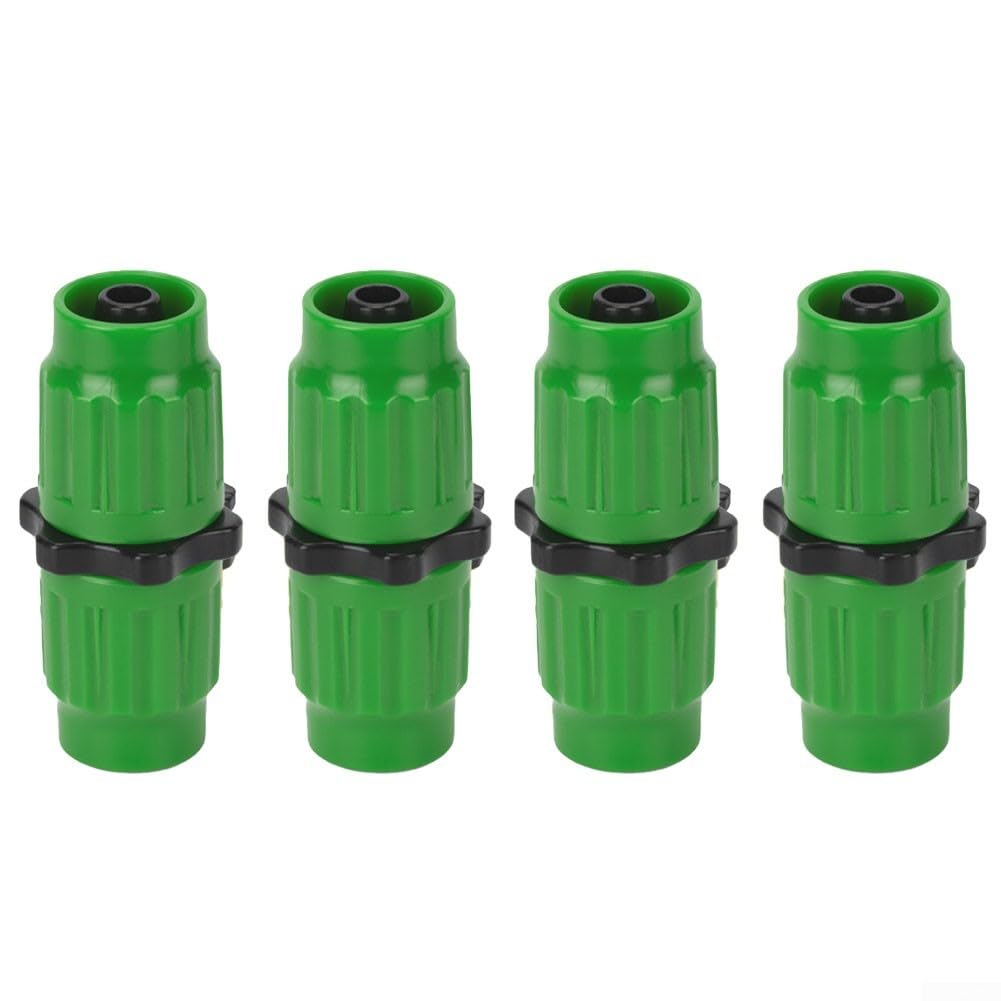 FACULX Expandable Garden Hose Repair Kit, Hose Repair Accessories, Dual-Channel Hose Female Male Connectors Compatibility from 25ft to 100ft (4pcs)
